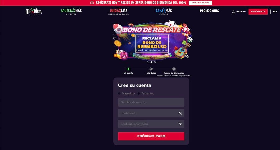 Mexbet Registro